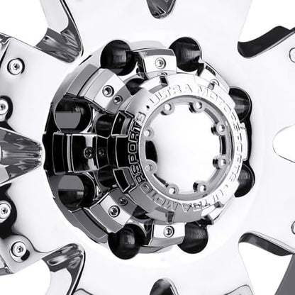 1 PC Chrome Ultra Motorsport Wheels for Center Cap Hub Cap C800806 89-9879