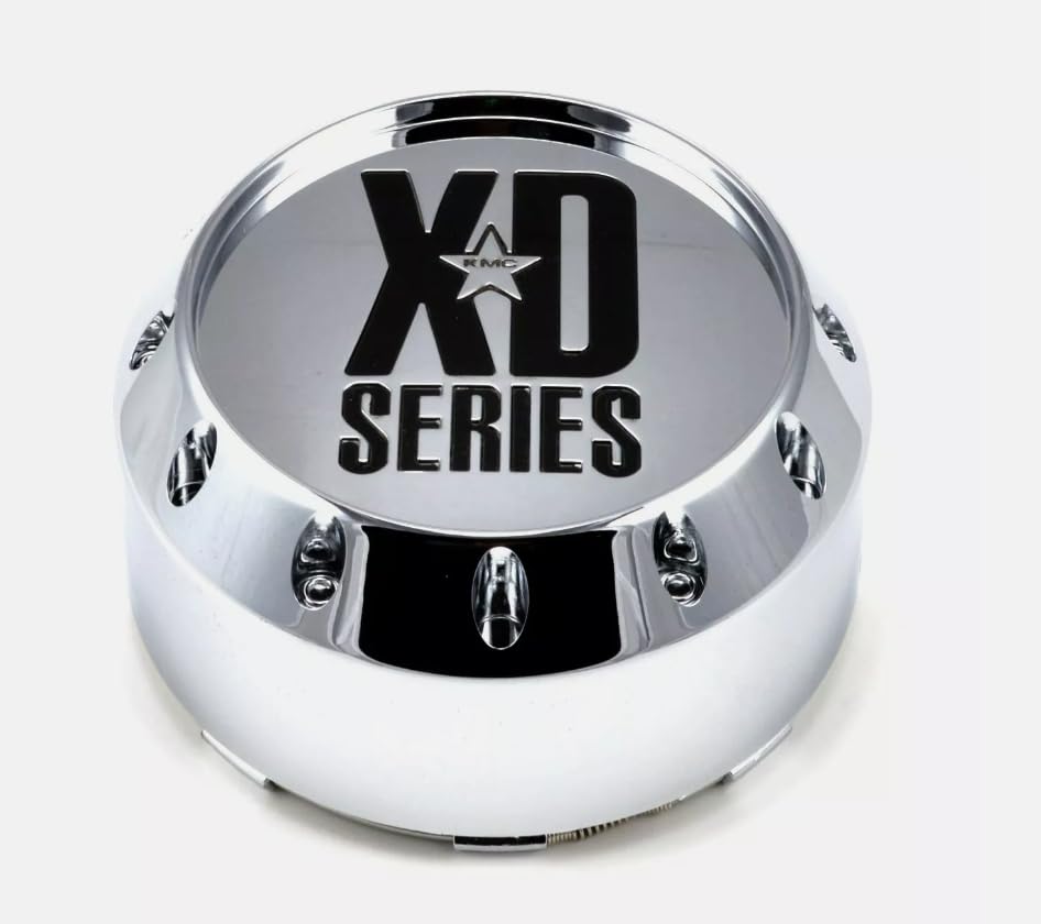 1Pc Whee Center Cap XD Series Chrome Snap in Wheel Center Cap 464K131-2 Silver