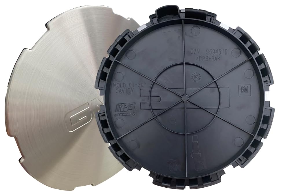 Silver Wheel Center Cap Hub Cap 9594519#9595216 for Yukon Denali Sierra Savana 2003-2007 Brushed G216/519 1Pc
