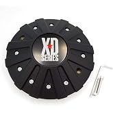 Wheel Center Cap KMC XD Series Rockstar Wheel Hub Cap 775L239C Dually Chrome Sil