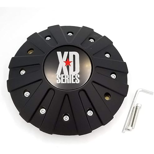 Wheel Center Cap KMC XD Series Rockstar Wheel Hub Cap 775L239C Dually Chrome Sil