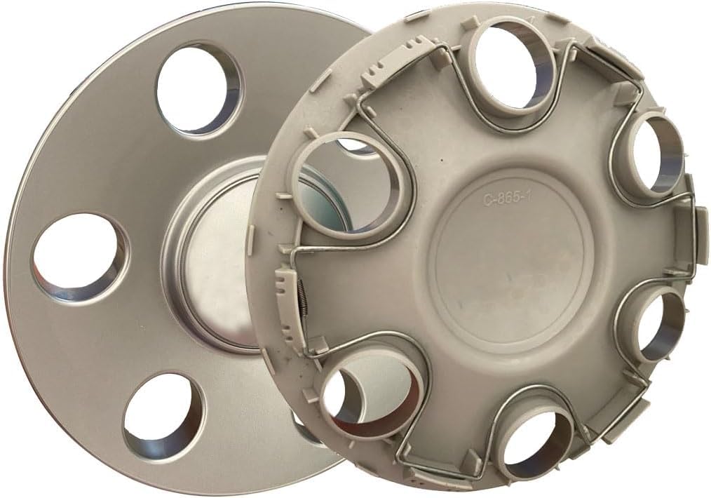 Wheel Hub Center Cap, Silver Finish, Part C-865-1 1PC F7096