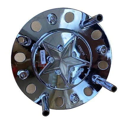 Wheel Center Cap KMC XD Series Rockstar Wheel Hub Cap 1000775 Chrome Silver 1PC