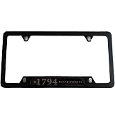 1pc Car 350Z License Plate Frame Cover Holder Porotector Black Stainless Steel