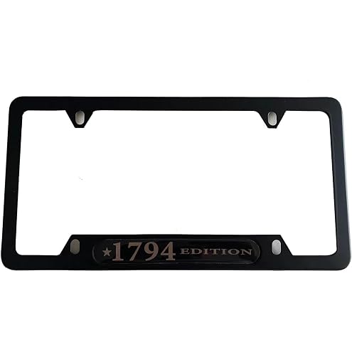 1pc Car 350Z License Plate Frame Cover Holder Porotector Black Stainless Steel