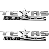 Set of 3 Texas Edition Side Tailgate Badge Emblem NamePlate for GMC Sierra Chevy