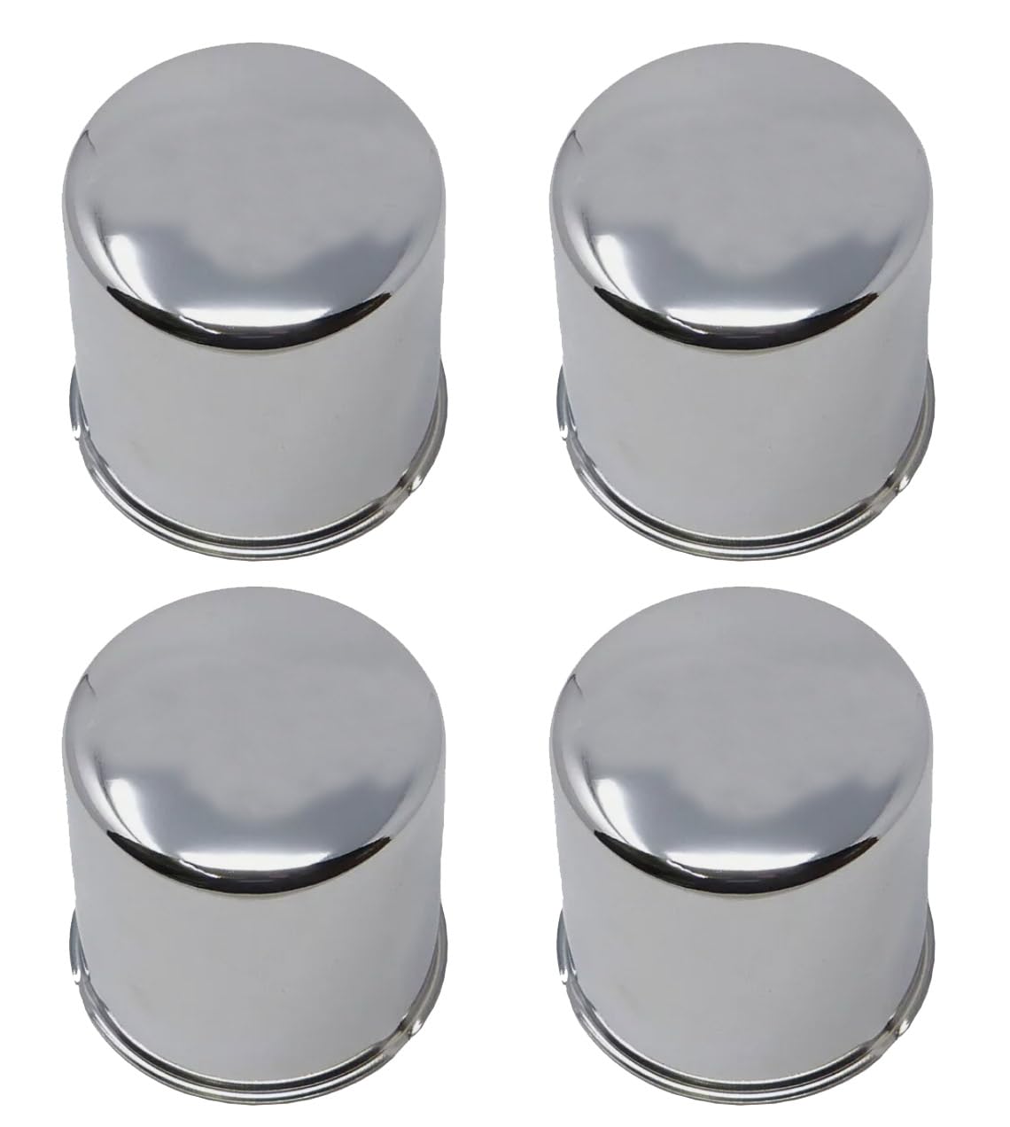 4PCS Wheel Center Cap Hub Cap Chrome Deal Pacer FITS 3.28" Dia BORE Push Thru 101HM