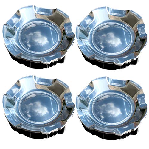 BB Auto Set of 4 New Wheel Hub Center Caps Polished Finish Replacement for 2007-2013 Chevrolet Silverado Avalanche Tahoe Suburban with 20 inch Wheels