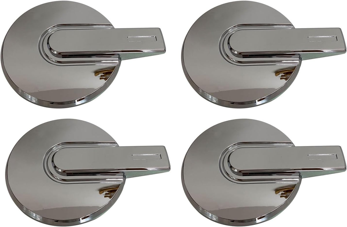 Chrome Wheel Center Cap Silver for Hummer H3 2006-2010 Hub Cap 9597233#9594964 4PCS
