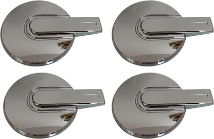 Chrome Wheel Center Cap Silver for Hummer H3 2006-2010 Hub Cap 9597233#9594964 4PCS