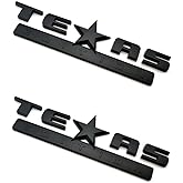 Set of 3 Texas Edition Side Tailgate Badge Emblem NamePlate for GMC Sierra Chevy