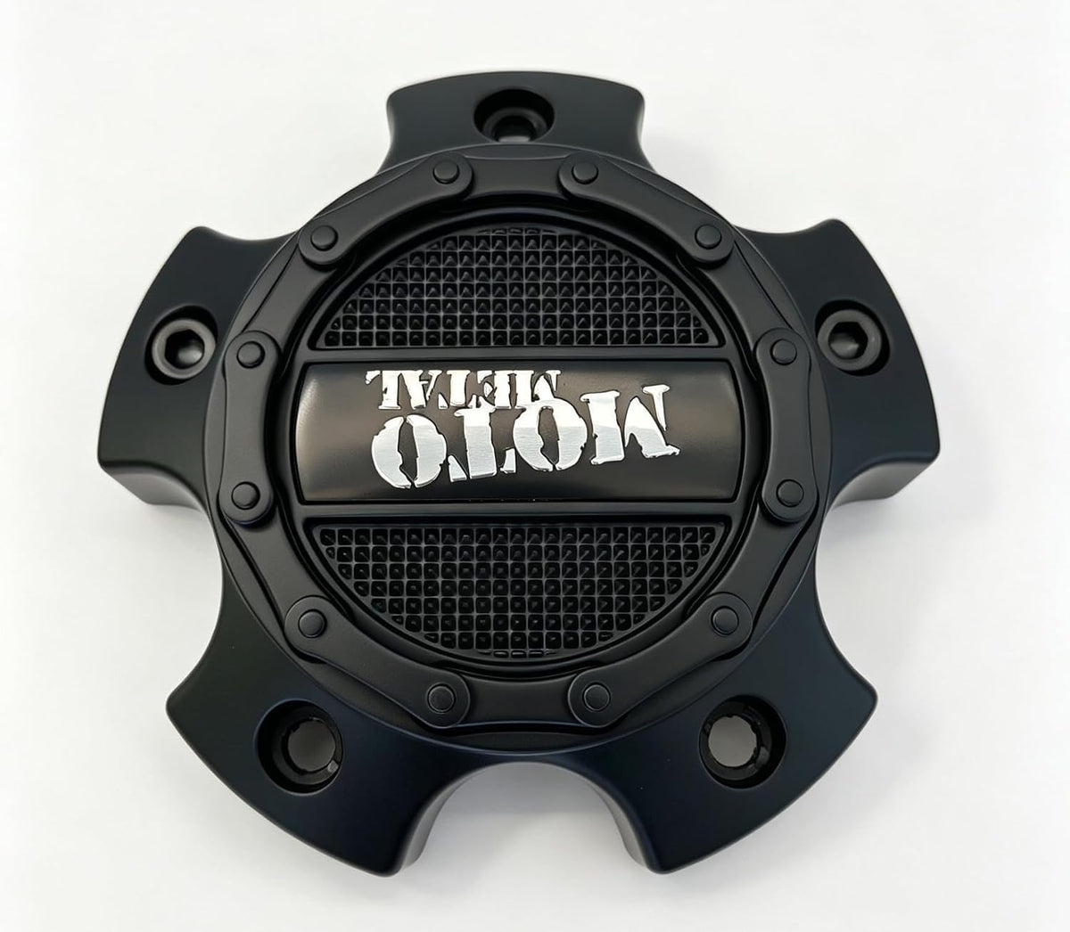 Metal Wheel Center Cap, 1079L121SMOM-5H-SB Matte Black 1PC