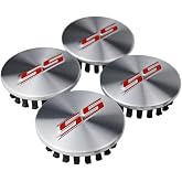 4pcs Racing Flag Camaro 2016-2018 Hub Cap Set (18" or 19") Black Brushed Stainle