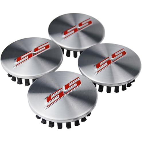 4pcs Racing Flag Camaro 2016-2018 Hub Cap Set (18" or 19") Black Brushed Stainle
