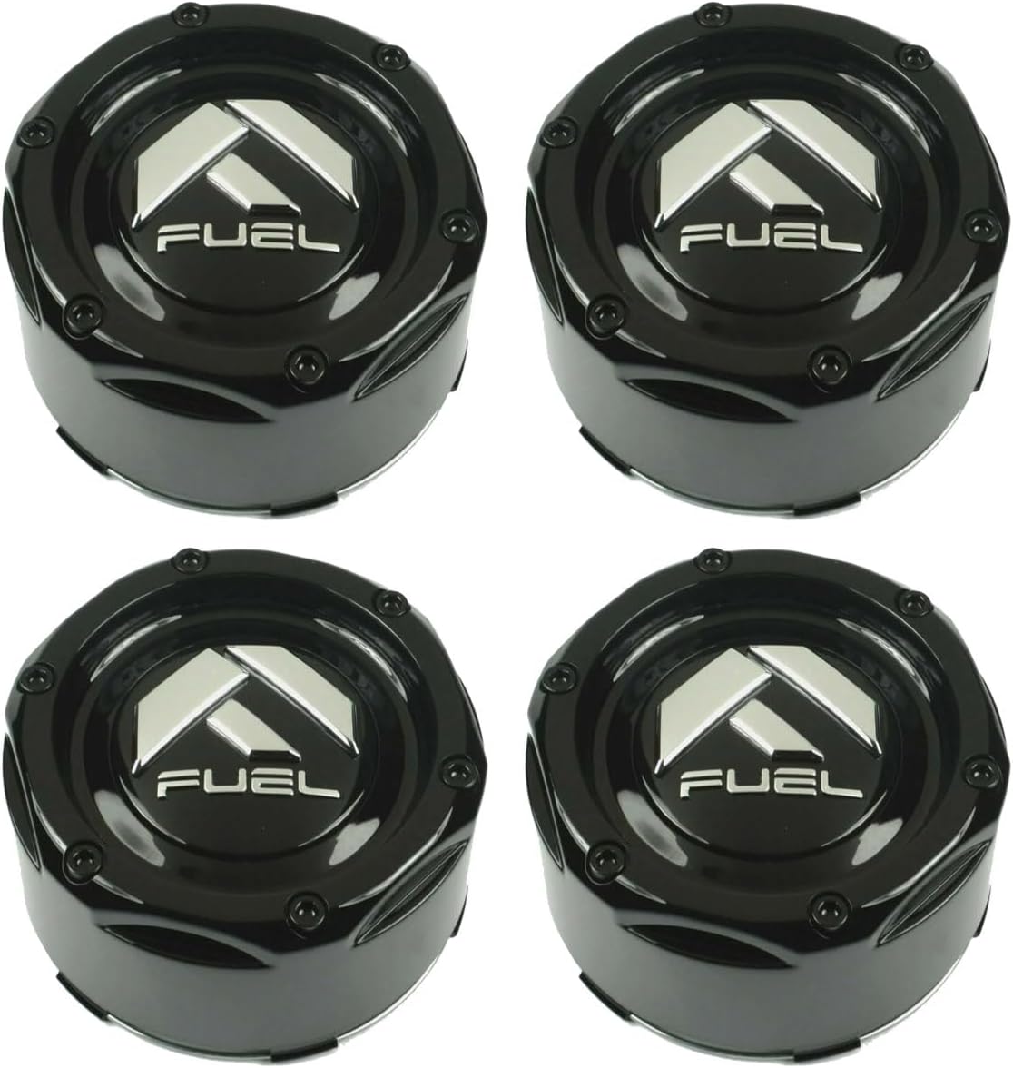 Gloss Black Wheel Center Cap for Fuel 1003-49 4PCS