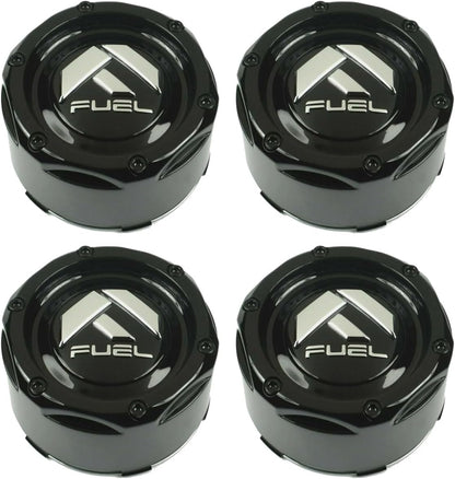 Gloss Black Wheel Center Cap for Fuel 1003-49 4PCS