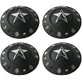 Wheel Center Cap KMC XD Series Rockstar Wheel Hub Cap 775L239B Dually Matte Blac