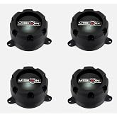 Glossy Black M060-B Wheel Rim Center Hub Cap 60mm/2.25'' Compatible with Mitsubi