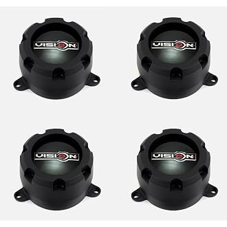 Glossy Black M060-B Wheel Rim Center Hub Cap 60mm/2.25'' Compatible with Mitsubi