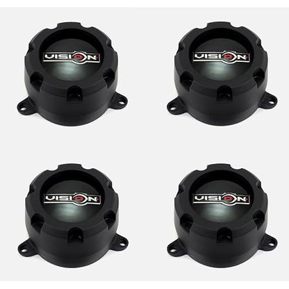 Glossy Black M060-B Wheel Rim Center Hub Cap 60mm/2.25'' Compatible with Mitsubi