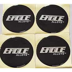 4pcs Eagle ALLOYS Wheel Center Hub Cap Emblem Sticker Decal 2.80" /71MM (Not Thi
