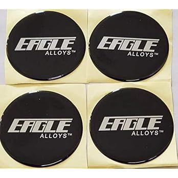 4pcs Eagle ALLOYS Wheel Center Hub Cap Emblem Sticker Decal 2.80" /71MM (Not Thi