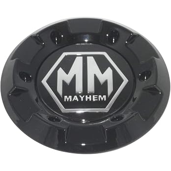 Mayhem Wheels Black Center Cap with 2 mounting Screws Bolt C108040B01 81222090F-