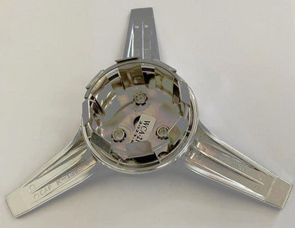 4PCS Chrome Wheel Center Cap Hub Cover 4R3Z-1130-FA for Ford Mustang 3-Bar Spinner 2005-2009