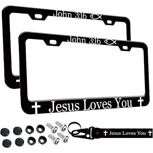 2pcs Car Palm Tree Tropical Life is Good at Beach License Plate Frame Cover Hold
