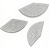 C300 Trunk Side Badge Silver Bling Letter Emblem Crystal for Mercedes Benz Ice O