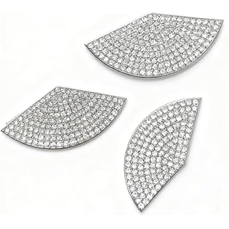 C300 Trunk Side Badge Silver Bling Letter Emblem Crystal for Mercedes Benz Ice O