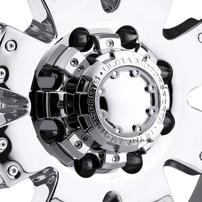 1 PC Chrome Ultra Motorsport Wheels for Center Cap Hub Cap C800806 89-9879
