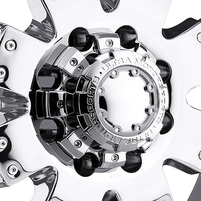 1 PC Chrome Ultra Motorsport Wheels for Center Cap Hub Cap C800806 89-9879