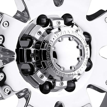 1 PC Chrome Ultra Motorsport Wheels for Center Cap Hub Cap C800806 89-9879