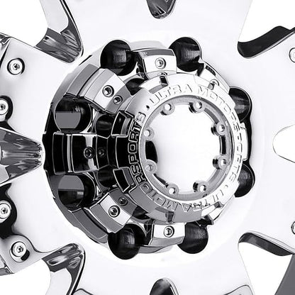 1 PC Chrome Ultra Motorsport Wheels for Center Cap Hub Cap C800806 89-9879