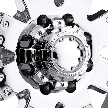 1 PC Chrome Ultra Motorsport Wheels for Center Cap Hub Cap C800806 89-9879