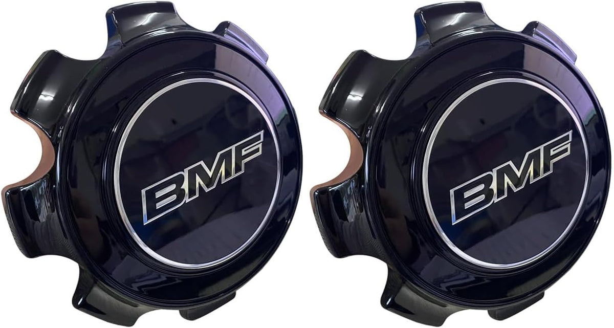 Gloss Black BMFCC01 Wheel Rim Center Hub Cap 83452010F 2PCS