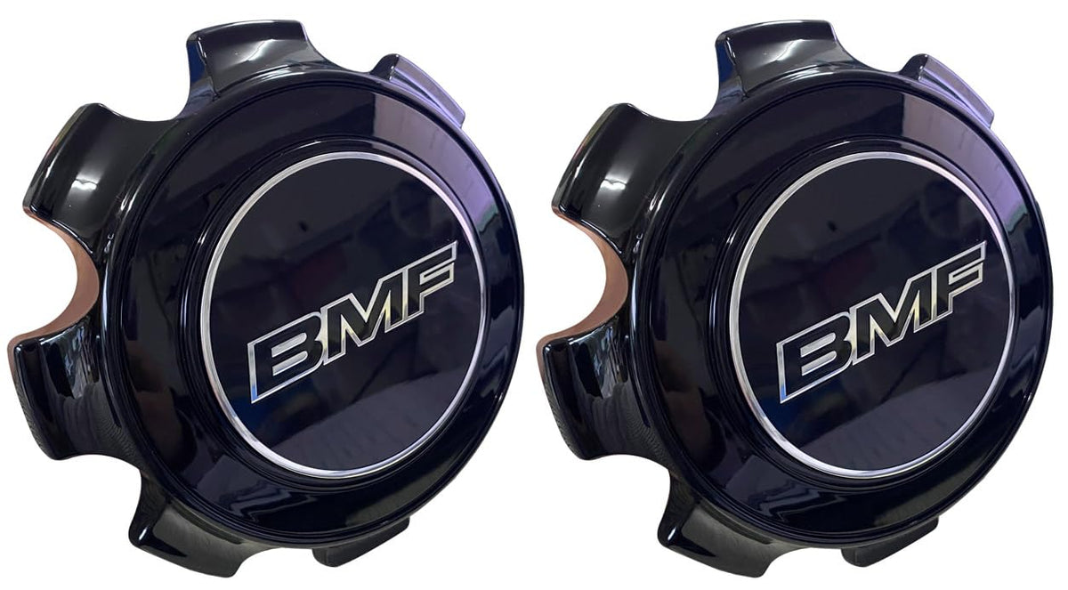 Gloss Black BMFCC01 Wheel Rim Center Hub Cap 83452010F 2PCS