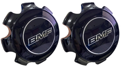 Gloss Black BMFCC01 Wheel Rim Center Hub Cap 83452010F 2PCS