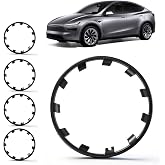 4PCS Black Wheel Center Cap Hub Cap Cover for Tesla CyberTruck