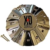 Wheel Center Cap KMC XD Series Rockstar Wheel Hub Cap 775L239C Dually Chrome Sil