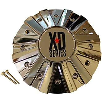 Wheel Center Cap KMC XD Series Rockstar Wheel Hub Cap 775L239C Dually Chrome Sil