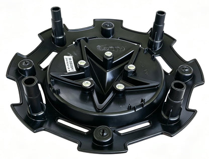 Wheel Center Cap Matte Black Rockstar Hub Cap SC-190, S1206-10, M-956, 4PC