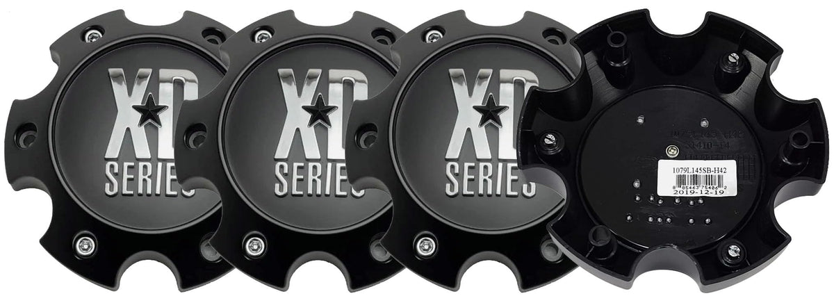 Matte Black 1079L145-H42 Wheel Center Cap 4Pcs
