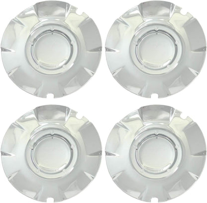 Set of 4 New 20 inch Chrome Wheel Hub Center Caps Replacement for 2004-2007 Chevrolet Silverado SS Chevy Super Sport