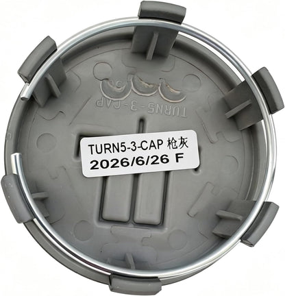 Wheel Center Cap TURN5-3-CAP Matte Black with Gun Gray 1PC