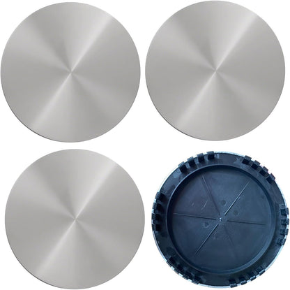 Brushed Wheel Center Cap Hub Cap for Chevy GMC 16" Alloy 6 Lug Suburban 1500 Truck Cover 9593197 15650047 4pcs