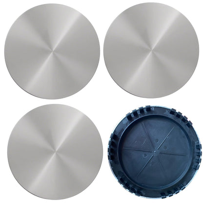 Brushed Wheel Center Cap Hub Cap for Chevy GMC 16" Alloy 6 Lug Suburban 1500 Truck Cover 9593197 15650047 4pcs