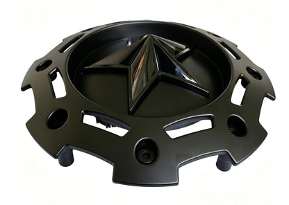Wheel Center Cap Matte Black Rockstar Hub Cap SC-190, S1206-10, M-956 1PC