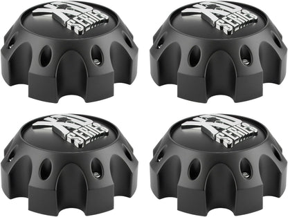 Matte Black XD Series Wheel Center Cap Hub Cover #1079L170 MB 4pcs